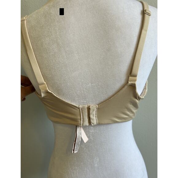 Victoria’s Secret 38DD BRA Beige Lined Perfect Full Coverage Smooth Nude Charm - Picture 5 of 7